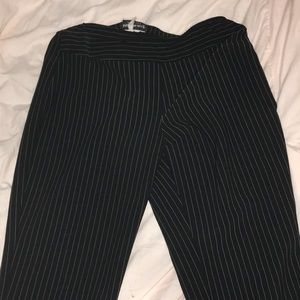 Long Black Trendy Yoga Pants